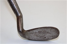 T. Stewart St. Andrews Special Hand Forged Gooseneck Antishank Iron w/ Shaft Stamp
