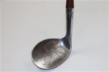c.1929 Walter Hagen Concave Sand Wedge Pat-D 1695598 w/ Shaft Sticker Remnants