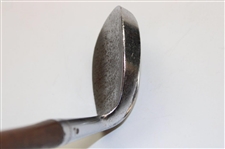 c.1929 Walter Hagen Concave Sand Wedge Pat-D 1695598 w/ Shaft Sticker Remnants