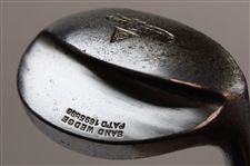 c.1929 Walter Hagen Concave Sand Wedge Pat-D 1695598 w/ Shaft Sticker Remnants