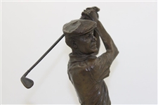 Ben Hogan Bronze/Marble Statue by Ron Tunison - Stands Over a Foot Tall - 13.5lbs