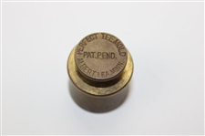 c1920 Brass Perfect Tee Mold made in Albert Lea, Mn. Pat. Pend