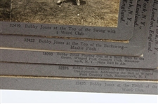 Five (5) Bobby Jones Keystone Stereoview Grantland Rice Photo Cards
