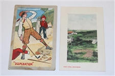 Nineteen (19) Vintage Golf Course, Clubhouses, Golfers & other Postcards