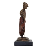Classic Victorian Lady Golfer Putting Austin Sculpture