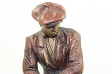 Classic Victorian Male Golfer Putting Austin Sculpture
