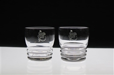 Pair of Augusta National Golf Club Logo Juice Glasses
