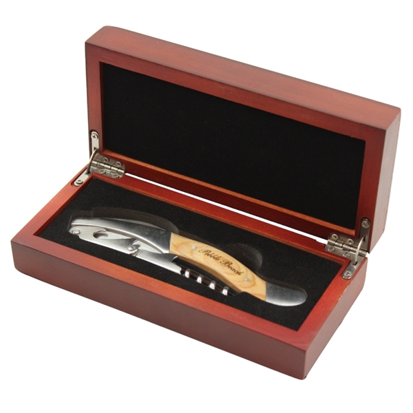 Pebble Beach The Calling Multi-Tool Stainless Wine Opener in Original Box w/Bag