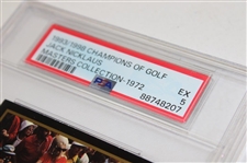 Jack Nicklaus 1972 PSA EX 5 & 1975 PSA NM 7 Grand Slam Ventures Cards 