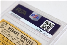 Mickey Mantle 1968 Topps Card #280 PSA EX 5 Card