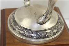 Bobby Jones Silver Tone Trophy/Statue on Plinth