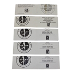 Couples, Els, Kite & (7) others Signed 1993-94-98 & 99 Nissan LA Open Official Scorecards