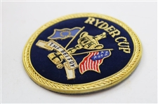 2001 Ryder Cup at The Belfry Bullion Circle Patch - Commemorative