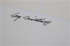 Middlecoff, Snead, Nelson, Sarazen, Player & Boros Signed Index Cards JSA ALOA