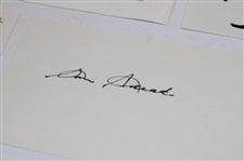Middlecoff, Snead, Nelson, Sarazen, Player & Boros Signed Index Cards JSA ALOA