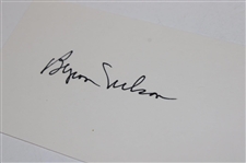Middlecoff, Snead, Nelson, Sarazen, Player & Boros Signed Index Cards JSA ALOA