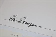 Middlecoff, Snead, Nelson, Sarazen, Player & Boros Signed Index Cards JSA ALOA