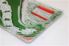 Classic St. Andrews Old Course Glass Tray/Plate by Bramic Golf, Ltd.
