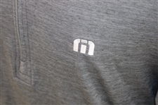Sam Burns' Personal Discover ADP Travis Matthew Half Zip Grey Size M