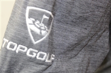 Sam Burns' Personal Discover ADP Travis Matthew Half Zip Grey Size M
