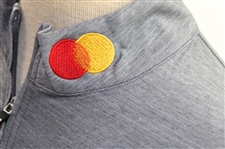 Sam Burns' Personal Discover ADP Travis Matthew Half Zip Grey Size M