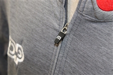 Sam Burns' Personal Discover ADP Travis Matthew Half Zip Grey Size M