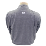 Sam Burns' Personal Discover ADP Travis Matthew Half Zip Grey Size M