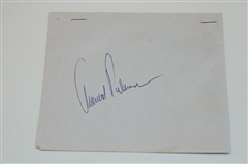 Arnold Palmer Signed Album Page Signed at Upper Montclair CC 1969 JSA ALOA