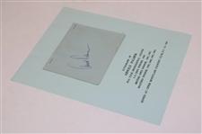 Arnold Palmer Signed Album Page Signed at Upper Montclair CC 1969 JSA ALOA