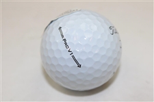 Hideki Matsuyama Signed Masters Logo Golf Ball Beckett Witness #WH96253