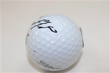 Lee Elder Signed Titleist Masters Logo Golf Ball BAS #BB46285