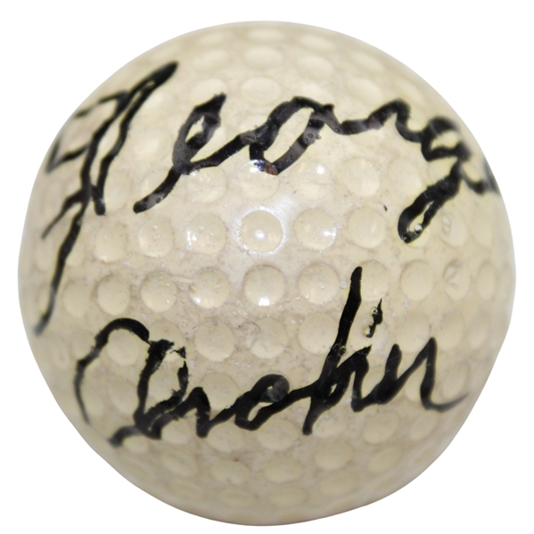 George Archer Signed George Archer Logo Golf Ball JSA ALOA