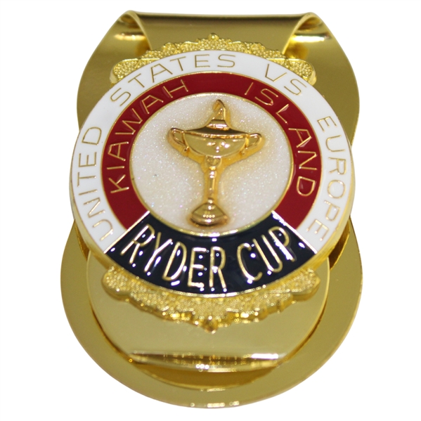 Ryder Cup at Kiawah Island Gold Tone Money Clip