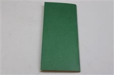 1934-1963 Records Of The Masters Tournament Green Booklet