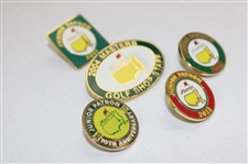 Lot of (5) Masters Junior Patron & Golf Shop Pins