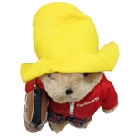Vintage 1975 Paddington Bear Golfer with Bag & Shoes in Rain Suit - Peru Eden Toys