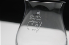 Pair of Augusta National Golf Club Sterling Cut Stemless Liquor Glasses