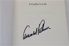 Arnold Palmer Signed 1st Ed 'A Golfers Life' Book JSA ALOA