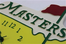 Classic Masters Tournament Yellow Logo Golf Wall Clock