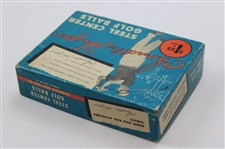 Dozen c.1966 Chandler Harper Plymouth Steel Center Golf Balls In Box