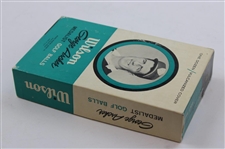 Dozen 1960 Wilson George Archer Medalist Golf Balls In Box