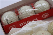 Dozen 1960 Wilson George Archer Medalist Golf Balls In Box