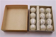 Dozen Macgregor Lionel Hebert Golf Balls In Box