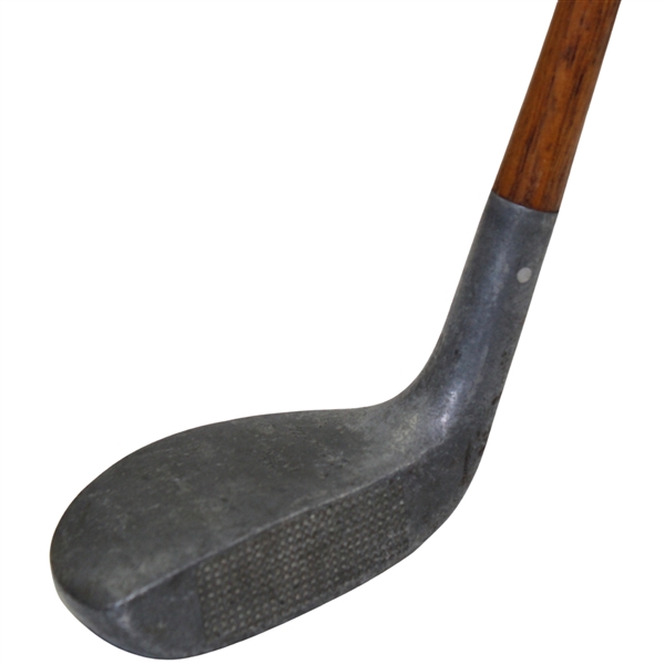 c.1920 Huntly Made In England Putter w/ Shaft Stamp & Thumb Groove