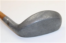 c.1920 Huntly Made In England Putter w/ Shaft Stamp & Thumb Groove