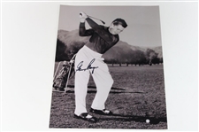 Bobby Nichols, Gary Player & Doug Sanders Signed B&W Photo JSA ALOA