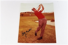 Bobby Nichols, Gary Player & Doug Sanders Signed B&W Photo JSA ALOA