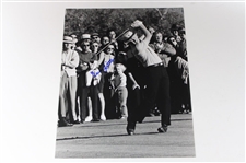 Jack Burke, Gene Littler & Al Geiberger Signed B&W Photo JSA ALOA