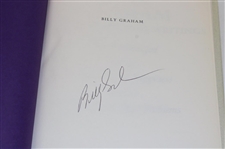 Three (3) Books Signed By The Authors - Billy Graham, Peter Jacobsen and Clancy & Zinni