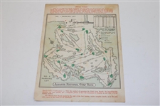 1963 Masters Tournament Thursday & Friday Pairing Sheets - Jack Nicklaus Winner